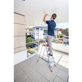 PROSTOSTOJEČA LESTEV KRAUSE MONTO SEPURO 1X8 STOPNIC 2.3M DELOVNA VIŠINA 3.7M