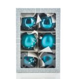 STEKLENA BUNKA GLOSSTYLE 80 MM 6/1 TEMNO MODRA 3 Z IN 3 BREZ DEKORJA