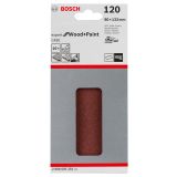 SAMOPRITDILNI BRUSNI LIST BOSCH 10-DELNI SET C430 RDEČ 80X133 MM P120 8 LUKENJ