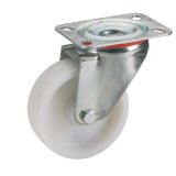 KOLO Z GIBLJIVO VILICO DÖRNER + HELMER 80X30MM PLOŠČA 100X85MM POLIAMID, BEL