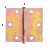 SPONA ZA POHIŠTVO ALBERTS 82X82X1.2 MM