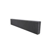 BETONSKI ROBNIK GOREC 8X100X20 CM RAVNI - ČRNI