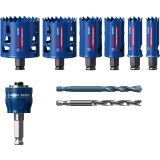 9-DELNI KOMPLET ŽAG ZA IZREZOVANJE LUKENJ BOSCH EXPERT TOUGH MATERIAL, 22/25/35/51/60/68 MM