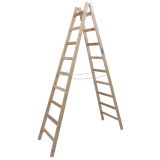 PROSTOSTOJEČA LESTEV KRAUSE 9 STOPNIČNA LESENA