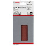 SAMOPRITDILNI BRUSNI LIST BOSCH 10-DELNI SET C430 RDEČ 93X185 MM G100 8 LUKENJ