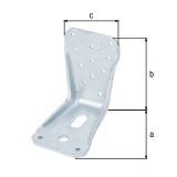 VEZNI ELEMENT ALBERTS 95X85X65 MM TEŽKA IZVEDBA VROČE CINKAN