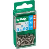 RF UNIVERZALNI VIJAK SPAX A2 TRX 3.5X20 V ZAVITKU 25 KOS