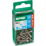 RF UNIVERZALNI VIJAK SPAX A2 TRX 3.5X25 V ZAVITKU 25 KOS