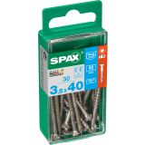 RF UNIVERZALNI VIJAK SPAX A2 TRX 3.5X40 V ZAVITKU 30 KOS