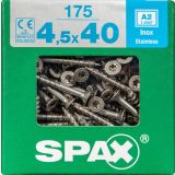 RF UNIVERZALNI VIJAK SPAX A2 TRX 4.5X40 ZAV=175KOS