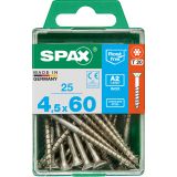 RF UNIVERZALNI VIJAK SPAX A2 TRX 4.5X60 V ZAVITKU 25 KOS
