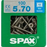 RF UNIVERZALNI VIJAK SPAX A2 TRX 5X70 ZAV=100KOS