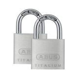 ABUS 727TI/30 TWINS TITALIUM DVE OBEŠANKI NA ISTI KLJUČ