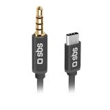 ADAPTER SBS TYPE C TO JACK 1M ČRN