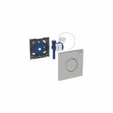 TIPKA, AKTIVIRNA GEBERIT SIGMA 10 ZA PISOAR BELA-SIJAJ KROM-BELA