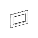 TIPKA, AKTIVIRNA GEBERIT SIGMA 30 SIJAJ KROM-MAT-SIJAJ KROM