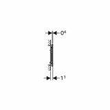 TIPKA, AKTIVIRNA GEBERIT SIGMA 70 BELO STEKLO