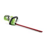 AKUMULATORSKE ŠKARJE ZA ŽIVO MEJO 61 CM GREENWORKS 40V BREZ BATERIJE IN POLNILNIKA G40HT61