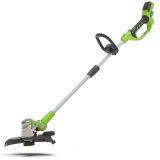 AKUML. KOSILNICA Z NITKO GREENWORKS 24V Z 2AH BATERIJO+POLNIK (S KOLEŠČKOM)