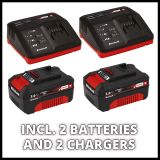 AKUML. KOSILNICA Z NITKO EINHELL AGILLO 2X3.0 AH KIT 2 X BATERIJA S POLNILCEM