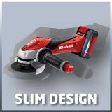 EINHELL AKUMULATORSKI BRUSILNIK V SETU TE-AG 18 LI KIT (1 X 3,0 AH) - POWER X-CHANGE,  Z BATERIJO IN POLNILCEM