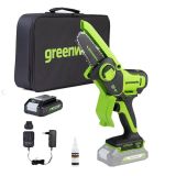AKUMULATOR. VERIŽNA ŽAGA GREENWORKS 24V Z 2AH BATERIJO+ POLNILNIK