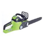 AKUMULATORSKA VERIŽNA ŽAGA 40 CM GREENWORKS 40V BREZ BATERIJE IN POLNILNIKA GD40CS40