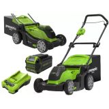 AKUMULATORSKA KOSILNICA GREENWORKS 40V 41 CM S 4AH BATERIJO IN POLNILNIKOM