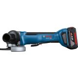 AKUMULATORSKI KOTNI BRUSILNIK BOSCH PROFESSIONAL GWS 18V-10 P + L-BOXX