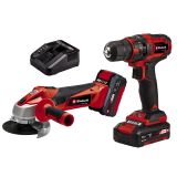AKUMULATORSKI SET EINHELL TC-TK 18 LI KIT (CD+AG)
