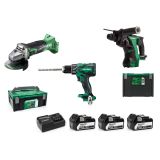 AKUMULATORSKI SET HIKOKI MAXI 18V SET 3X 18V 5AH; KOVČEK