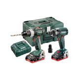 BATERIJSKI STROJI V KOMPLETU METABO COMBO SET 2.1.9 18 V BL LIHD (BS 18 LT BL + SSW 18 LTX 400 BL)