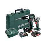 BATERIJSKI UDARNI VRTALNIK METABO SB 18 LT SET