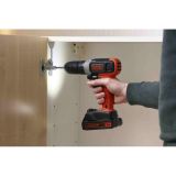 AKUMULATORSKI VRTALNIK BLACK & DECKER 18 V S POLNILCEM IN 1.5AH BATERIJO