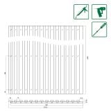 AKUSTIČNI PANEL FN ACUSTICO HRAST FURNIR 2400X570X19 MM