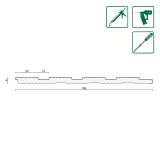 AKUSTIČNI PANEL FN WALLY TIGER MDF FOFA015 FOLIRAN