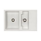 ALGRANIT POMIVALNO KORITO ALVEUS CUBO 40, ARCTIC-A11 780X500 MM