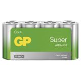 ALKALNI BATERIJSKI VLOŽEK GP SUPER LR14 (C) 4 FOLIJA