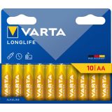 ALKALNI BATERIJSKI VLOŽEK VARTA LONGLIFE AA 10/1