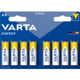 ALKALNI BATERIJSKI VLOŽEK VARTA LR06 AA 8/1 ENERGY