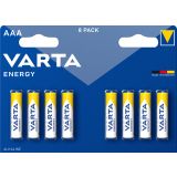 ALKALNI BATERIJSKI VLOŽEK VARTA LR03 AAA 8/1 ENERGY