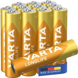 ALKALNI BATERIJSKI VLOŽEK VARTA LR03 AAA BL/4 LONGLIFE