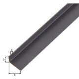 KOTNI PROFIL ALBERTS ALU 20X10X1X1000 MM ČRNO ELOKSIRAN