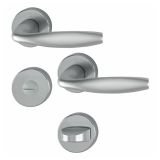 ALU KLJUKA ZA VRATA HOPPE NEW YORK Z ROZETO WC F9