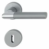 ALU KLJUKA ZA VRATA HOPPE LECCE Z ROZETO KLJUČ F49-F9-2