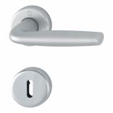 ALU KLJUKA ZA VRATA HOPPE MILOS Z ROZETO KLJUČ F94-1