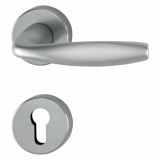 ALU KLJUKA ZA VRATA HOPPE NEW YORK Z ROZETO CILIND. F9 8/9