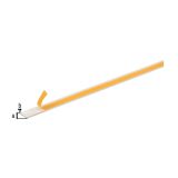 PLOSKA PALICA ALBERTS ALU, 30X2X1000 MM SIVO ELOKSORANA