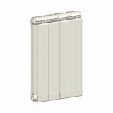 ALUMINIJASTI RADIATOR AKLIMAT M590 10 ČL. BELI IDENT 880429