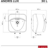 GRELNIK VODE, BOJLER, ELEKTRIČNI  ARISTON ANDRIS LUX 30 /5 EU
